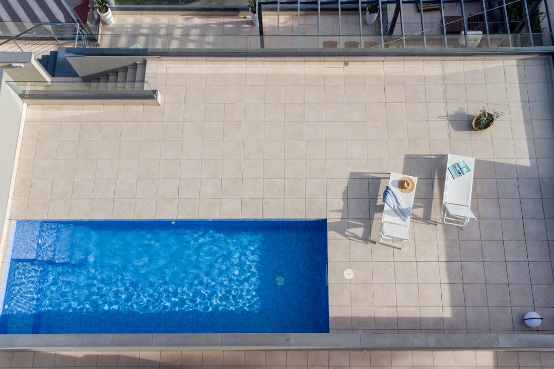 piscine privée appartement Lilium de luxe avec piscine privée Costa Brava