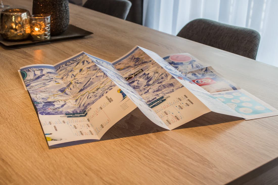 Carte pistes de ski appartement Iroko Morzine