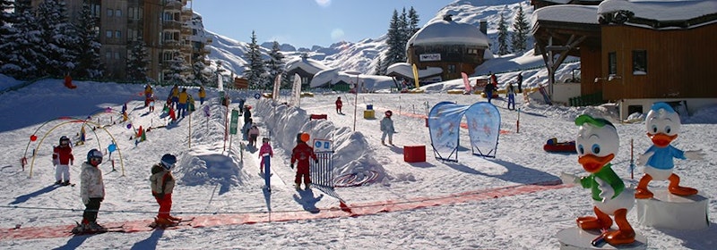 Best family ski resorts in France, Avoriaz Village des Enfants