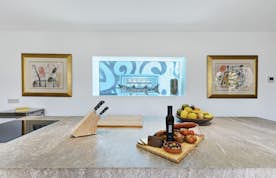 Mallorca accommodation - Can Barracuda - Comtemporary designed kitchen Private pool villa Can Barracuda Mallorca