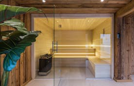 Morzine accommodation - Apartment Ipê - Wooden sauna hot stones alps apartment Ipê Morzine