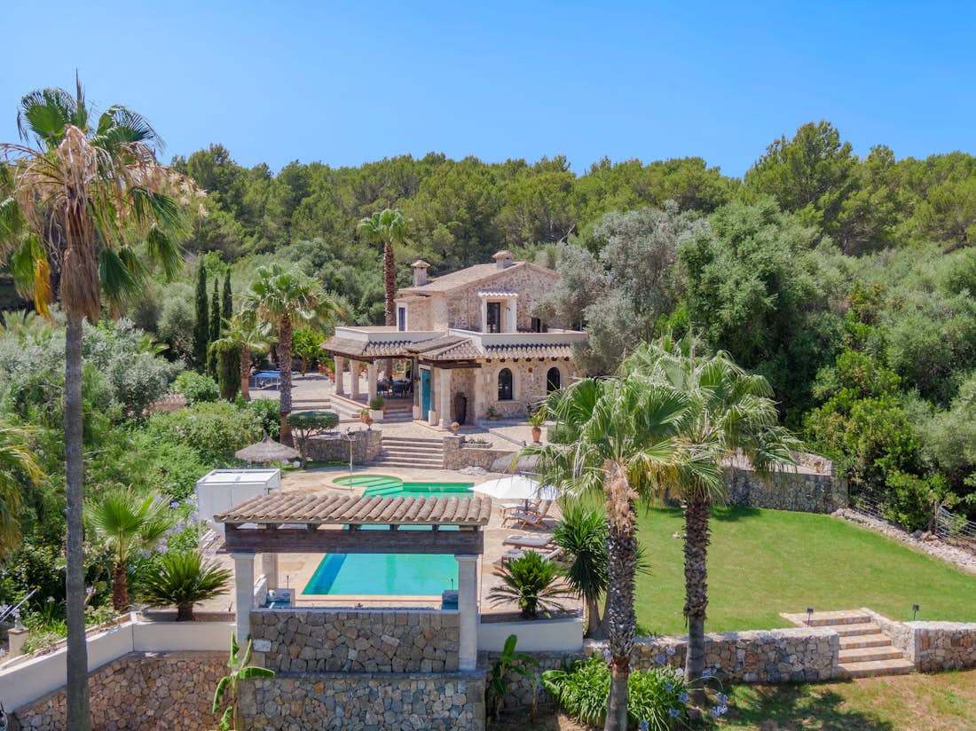 Mallorca alojamiento - Villa Sant Marti - Ubicación y vistas de Casa Sant Marti en Mallorca