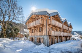 Chamonix alojamiento - Chalet Moulin ll  - Outside view snow eco-friendly chalet Moulin 2 Les Gets