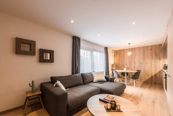 Morzine accommodation - Apartment Meranti - Alpine living room luxury ski apartment Meranti Morzine