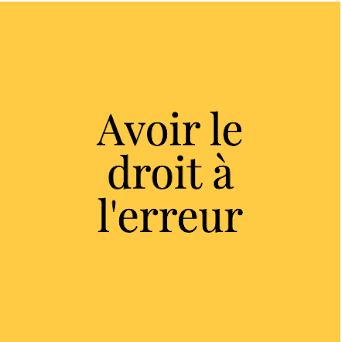 L'expression Carré jaune avec la phrase