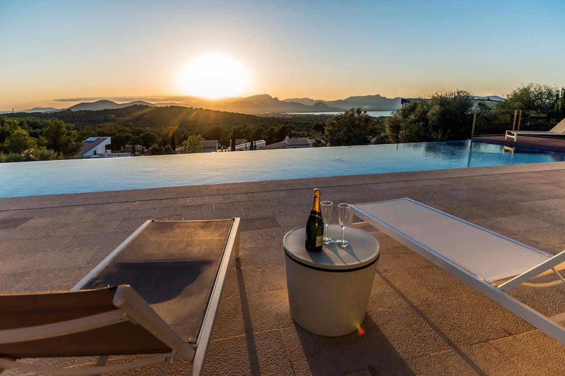 piscine privée villa Mediterrania de luxe avec vues méditerranéennes Mallorca