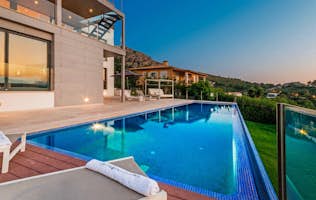 Mallorca accommodation - Villa Panoramica - Private swimming pool ocean view mediterranean view villa Panoramica Mallorca