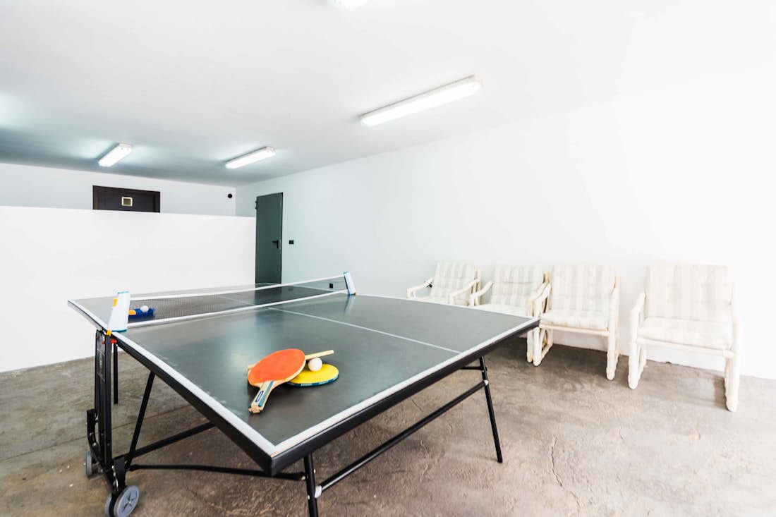 Mallorca accommodation - Villa Rockstar  - Ping pong private table at villa Rockstar in Mallorca