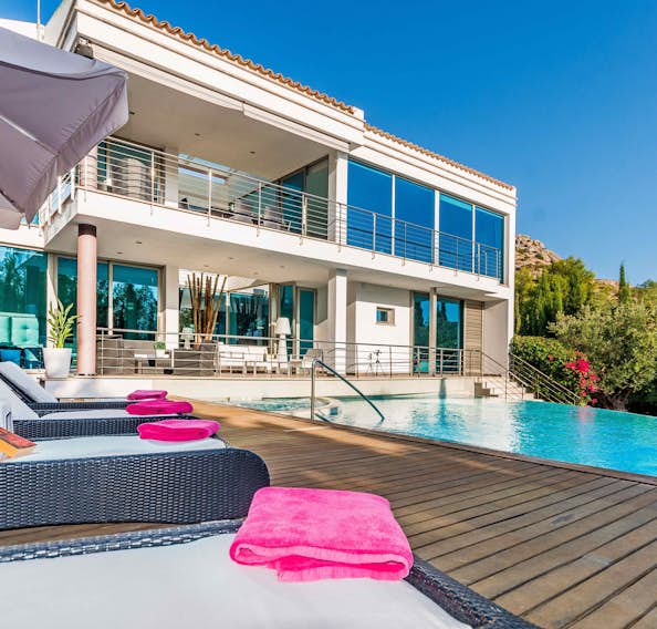 Mallorca accommodation - Villa Rockstar  - Private swimming pool ocean view Private pool villa Rockstar Mallorca