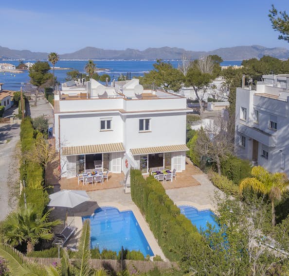 Majorque location - Villa Maricel - Immeuble extérieur villa Maricel vue mer Mallorca