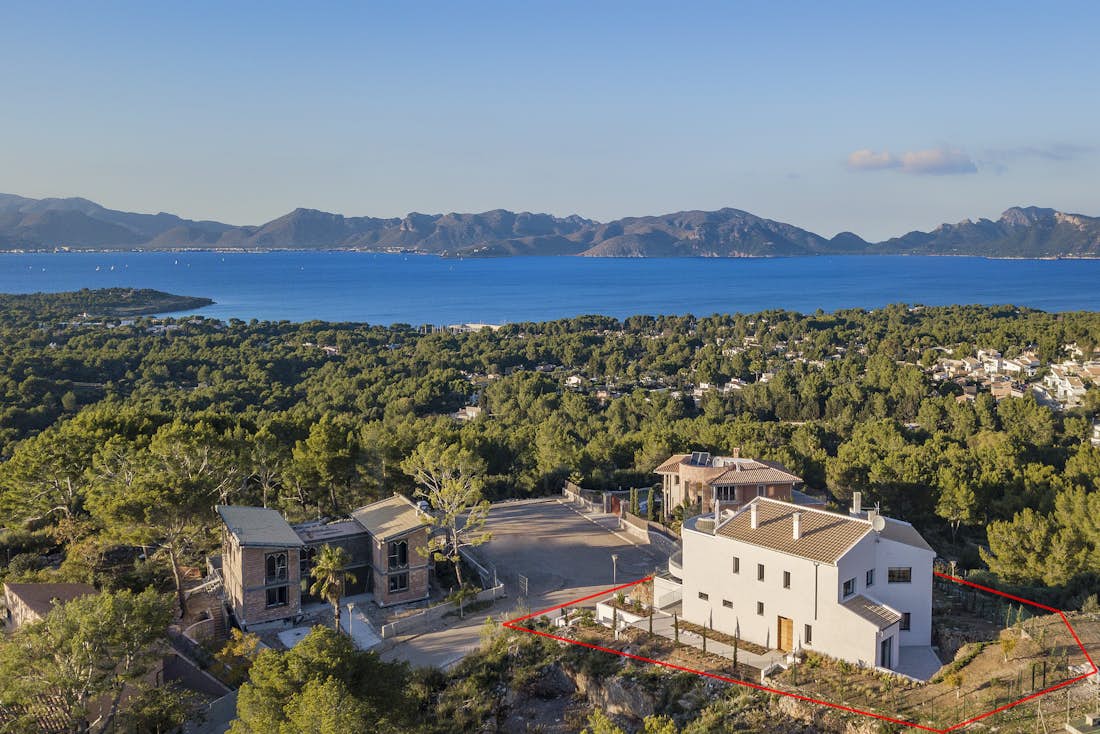 Majorque location - Villa Arc en ciel  - vues mer depuis villa Arc en Ciel à Mallorca