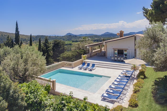 piscine privée villa Es Vila de luxe familial Mallorca