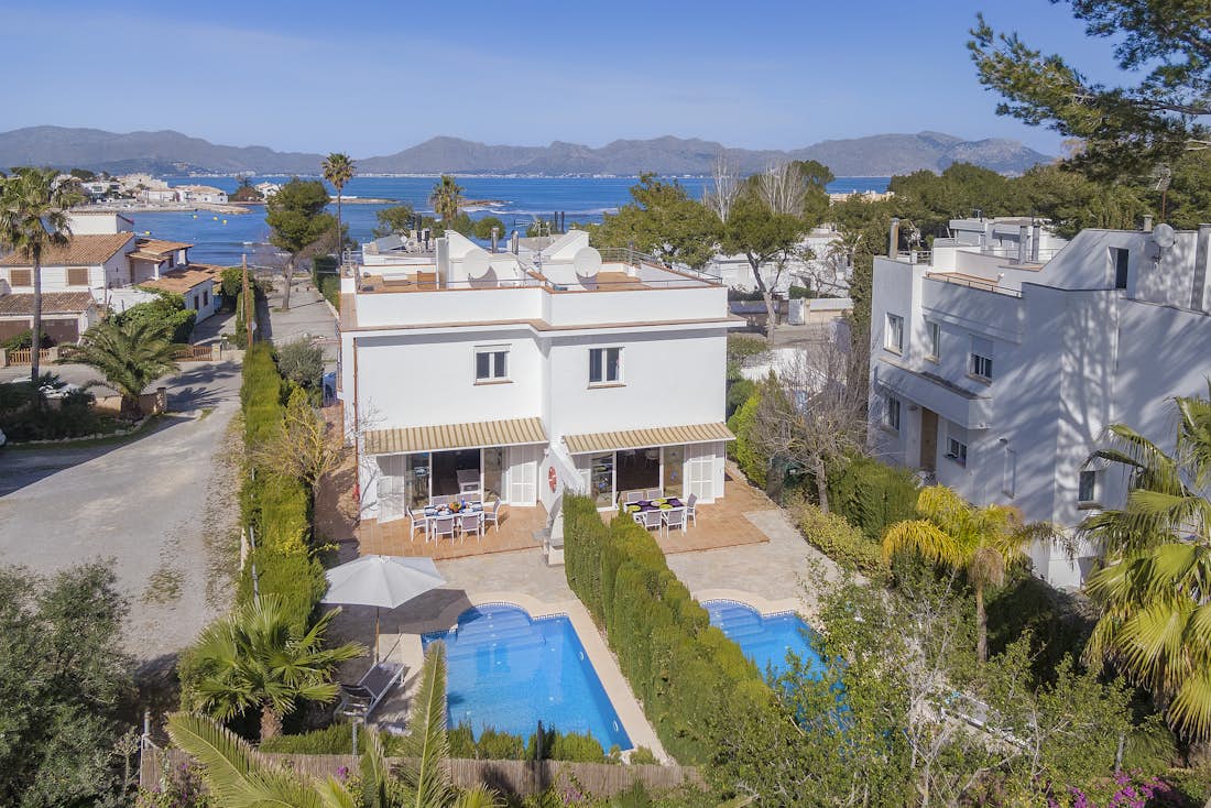 Majorque location - Villa Marisol - Extérieur de l'immeuble villa Marisol avec piscine privée à Mallorca