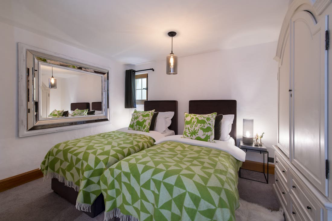 Verbier accommodation - Chalet Les Attelas  - Ensuite bedroom in Chalet Les Attelas in Verbier `
