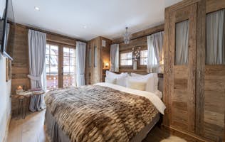 Verbier accommodation - Apartment Silver  - Ensuite bedroom Chalet Silver Verbier 