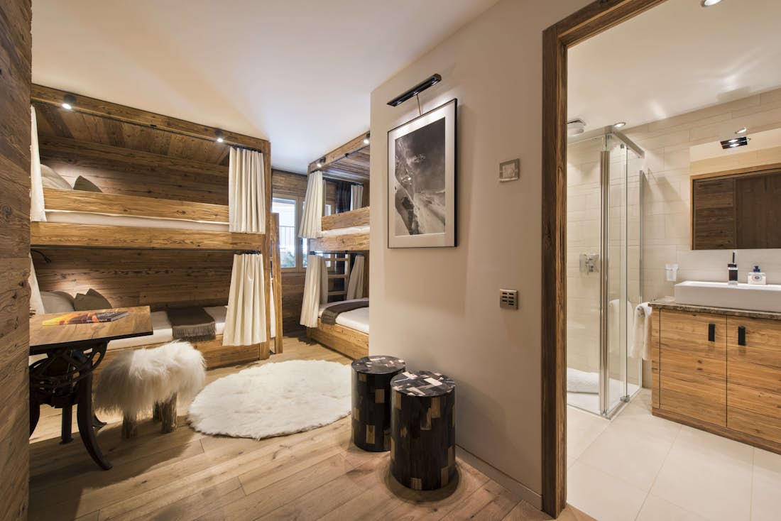 Verbier alojamiento - Rosalp 3 - Elegant quad bunk room in Rosalp 3 in Verbier