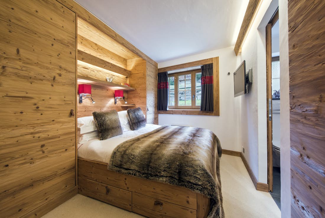 Verbier accommodation - Apartment Hickory - Ensuite bedroom in Hickory in Verbier