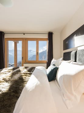 Verbier accommodation - Chalet Rock  - Big bedroom Chalet Rock Verbier