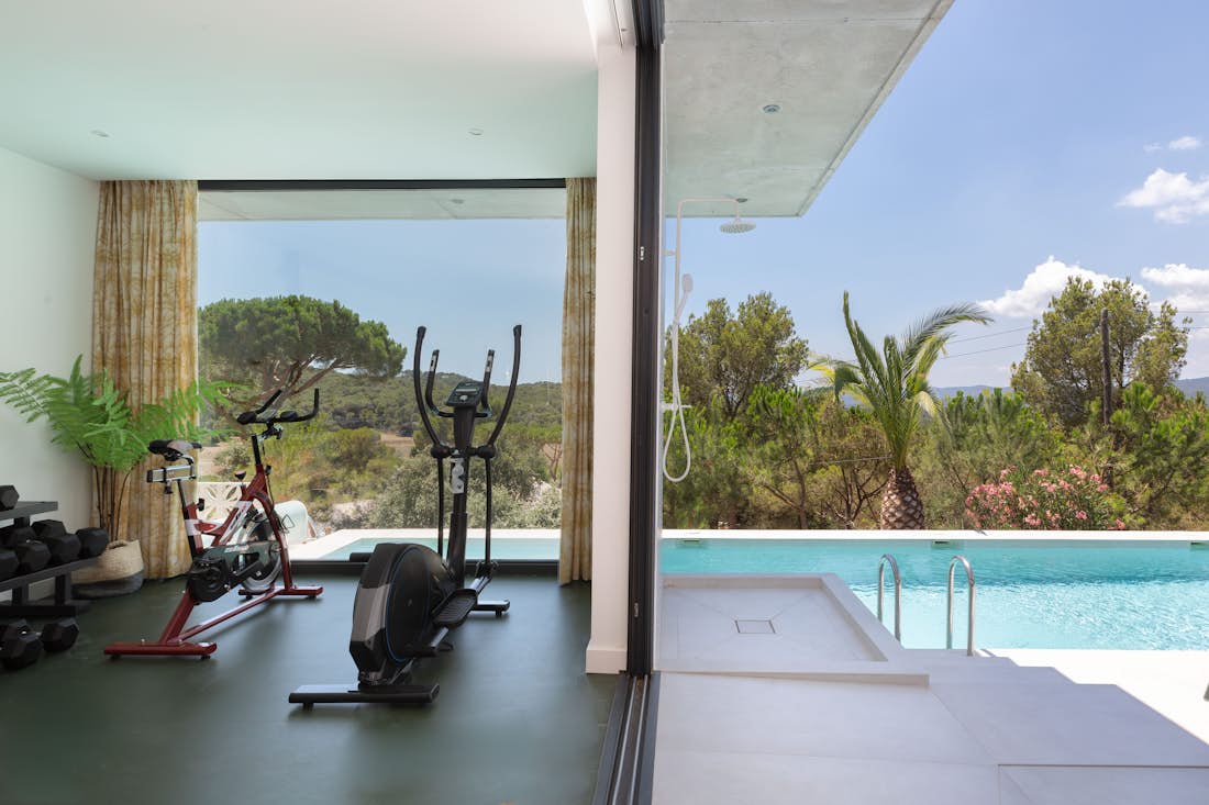 Costa Brava accommodation - Casa Botanic  - Private gym in casa botanic in calella de palafrugell
