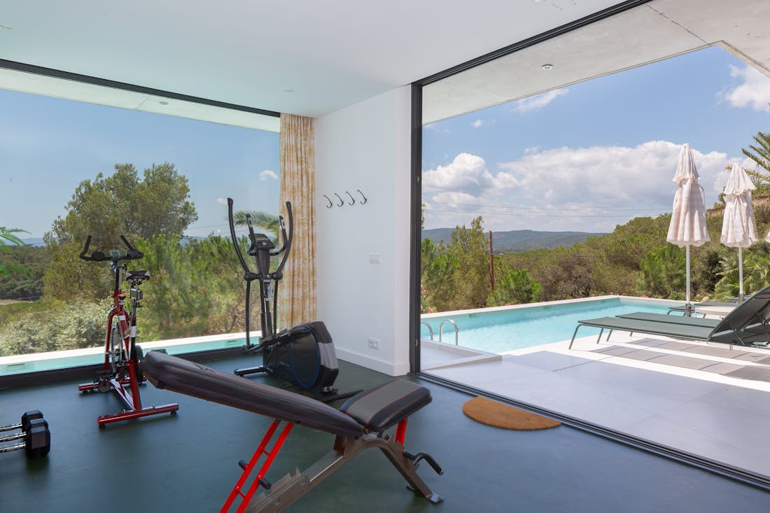 Costa Brava accommodation - Casa Botanic  - Private gym  at casa botanic in calella de palafrugell