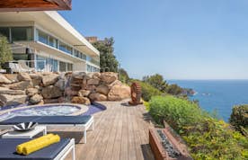 Costa Brava accommodation - Casa Nami - Large terrace mediterranean view villa Casa Nami Costa Brava