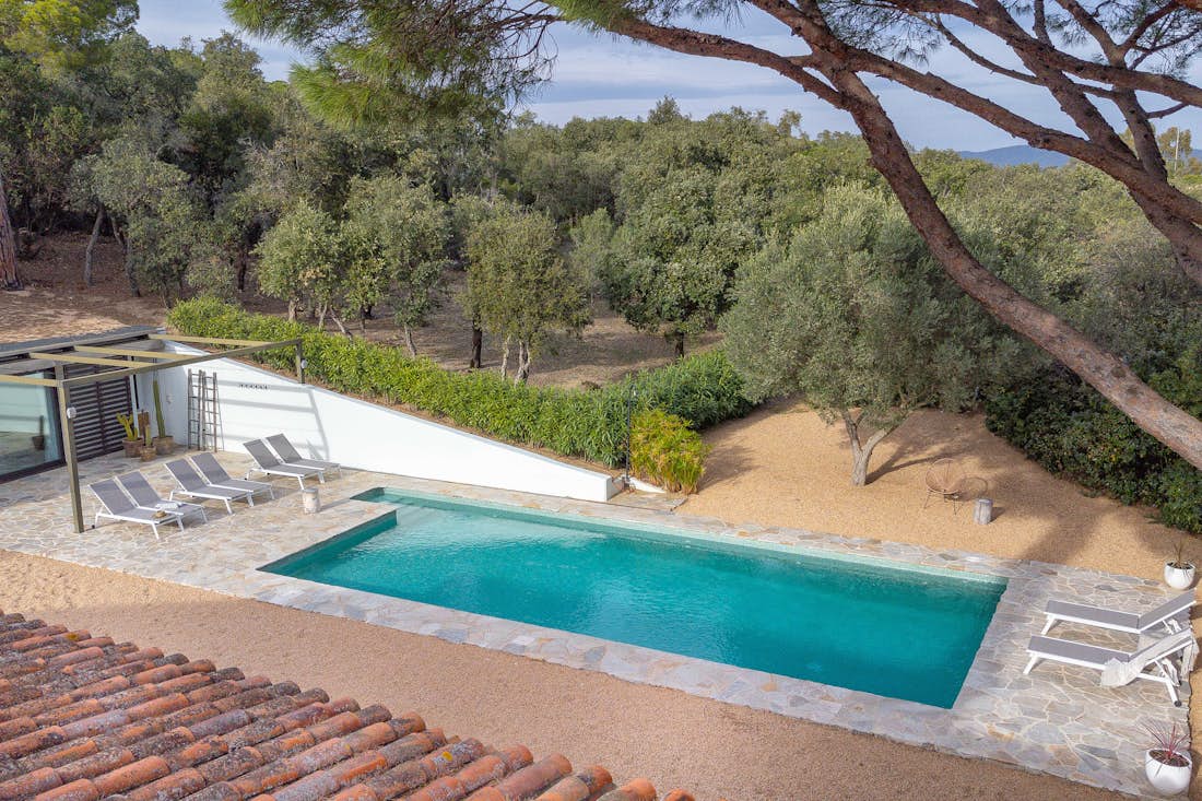 Costa Brava accommodation - La Capella - private swimming pool sea views house La Capella Costa Brava