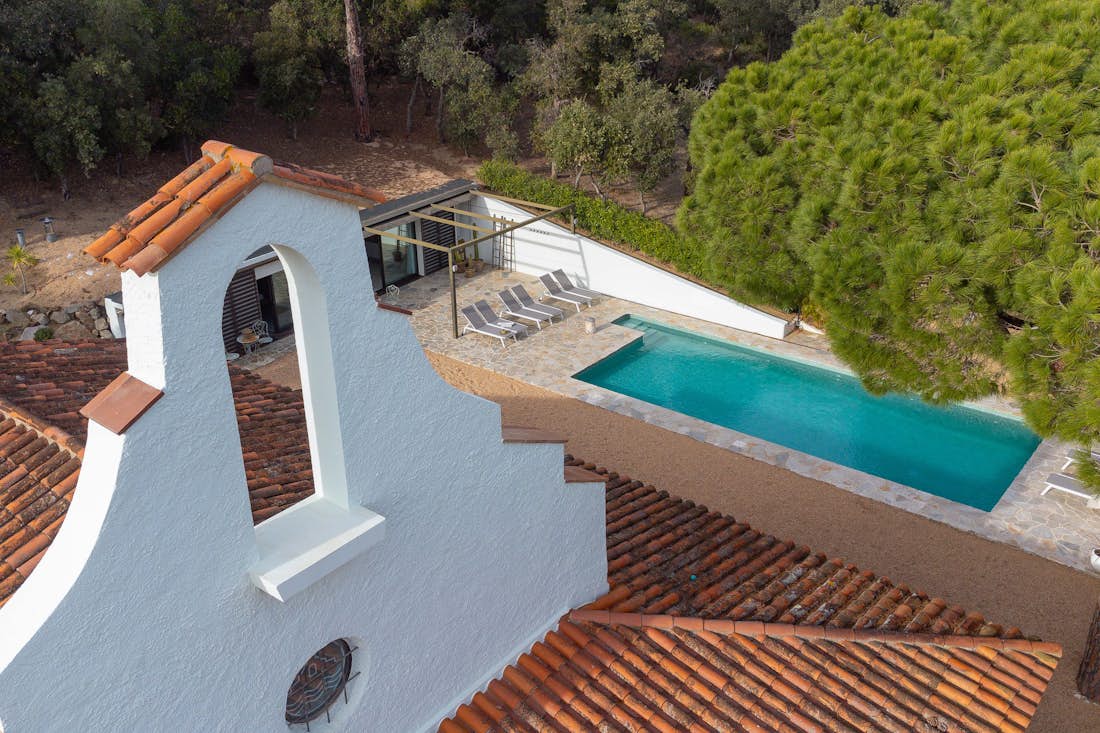 Costa Brava alojamiento - La Capella - Lovely house La Capella with sea views and pool 