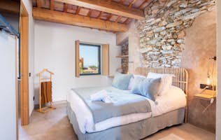 Costa Brava accommodation - Casa Alegria  - Luxury double ensuite bedroom Mountain views villa Casa Alegria Costa Brava