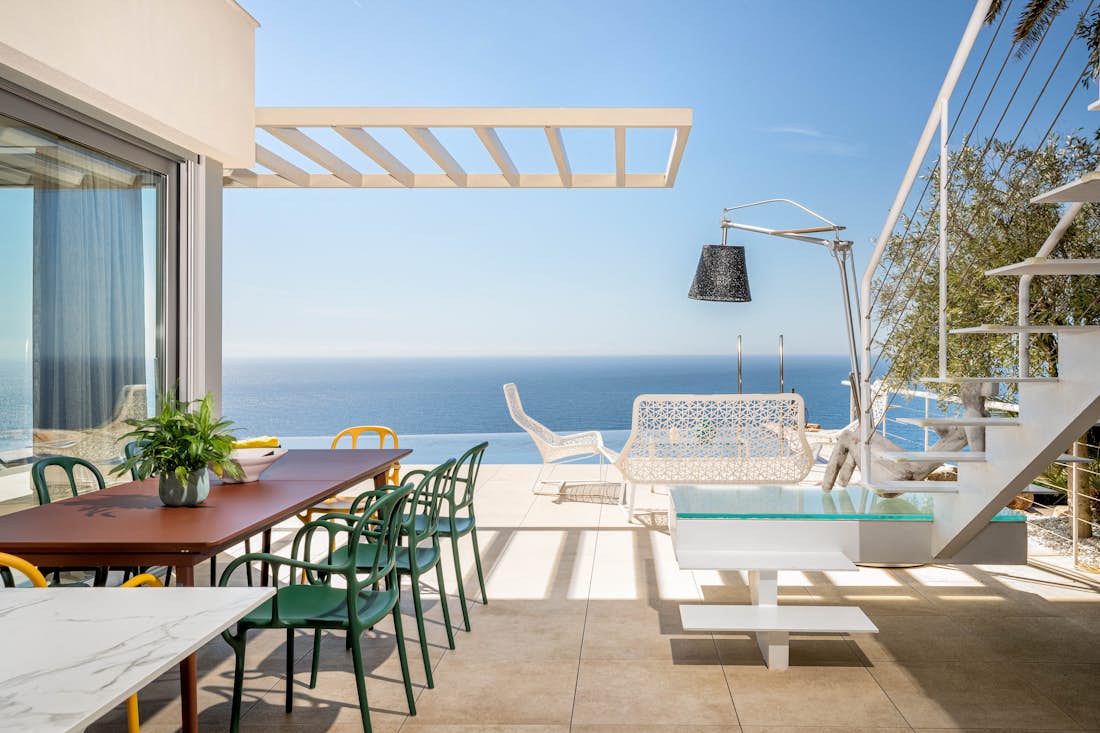 Costa Brava accommodation - Casa Nami - Large terrace in mediterranean view villa Casa Nami in Costa Brava