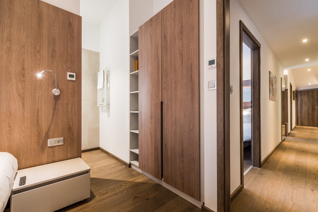 Large view double bedroom luxurious ski apartment Kauri Morzine