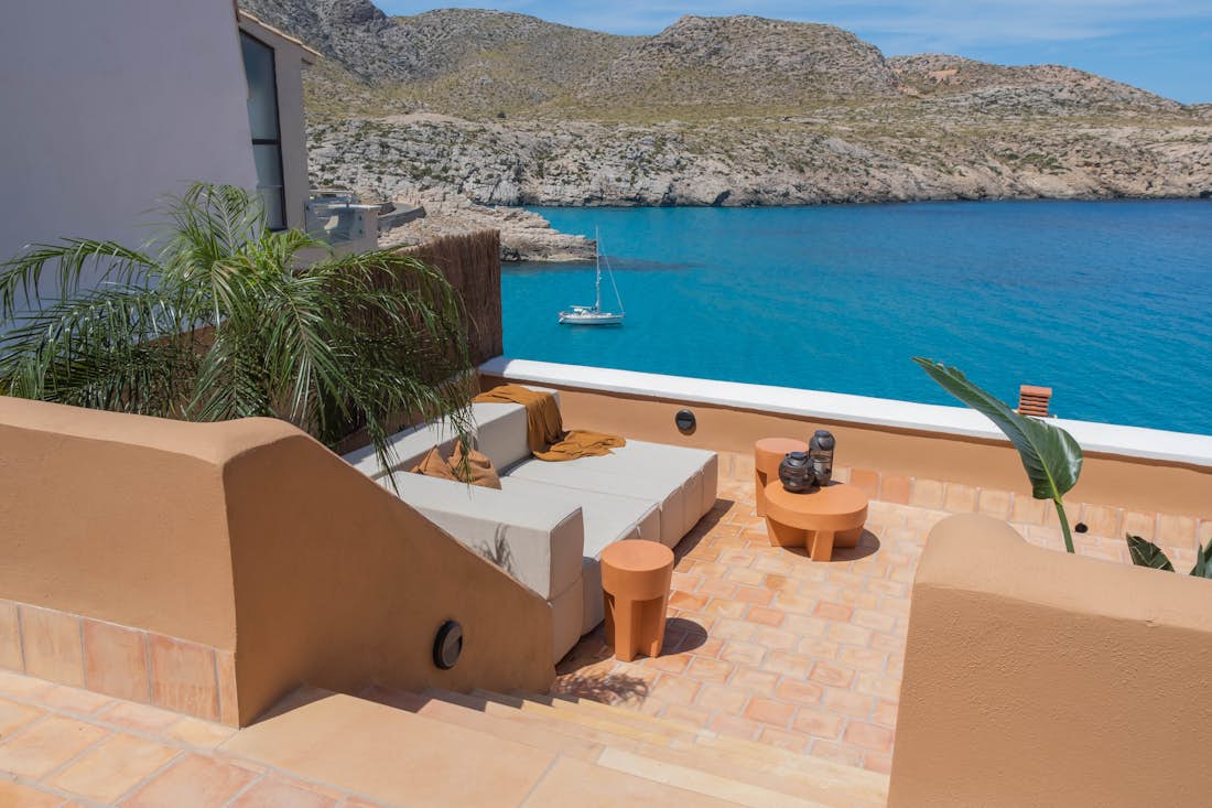 Mallorca alojamiento - Cala Carbo - Gran terraza en  Villa Cala Carbo de lujo vistas al mar à Mallorca