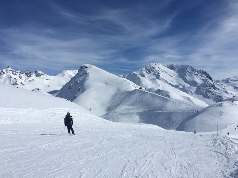 Best time to go skiing in French Alps is January