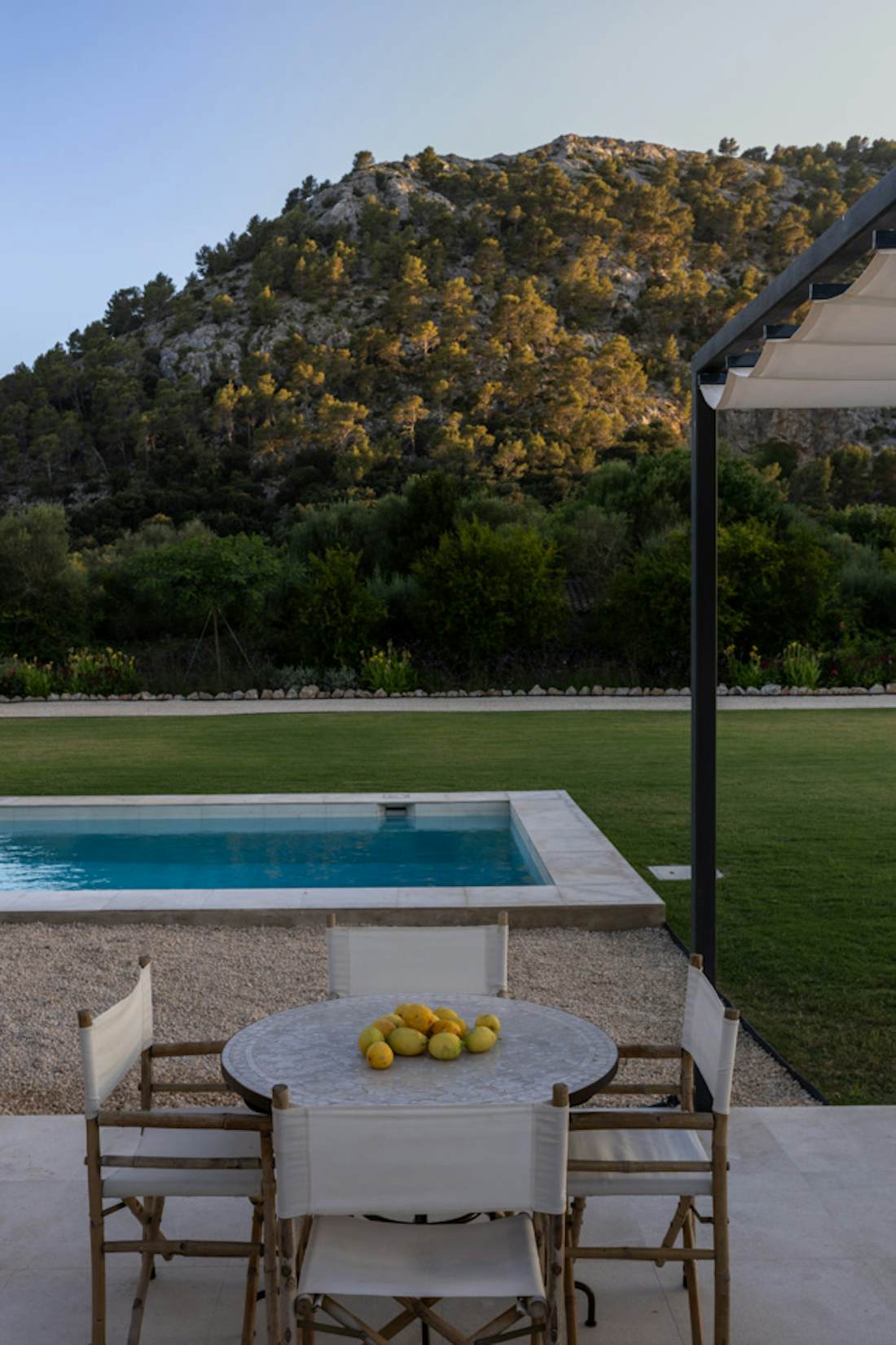 Mallorca alojamiento - Camp de L' Oca - Gran terraza en  Villa Pollensa Golf  de lujo vistas al mar à Mallorca