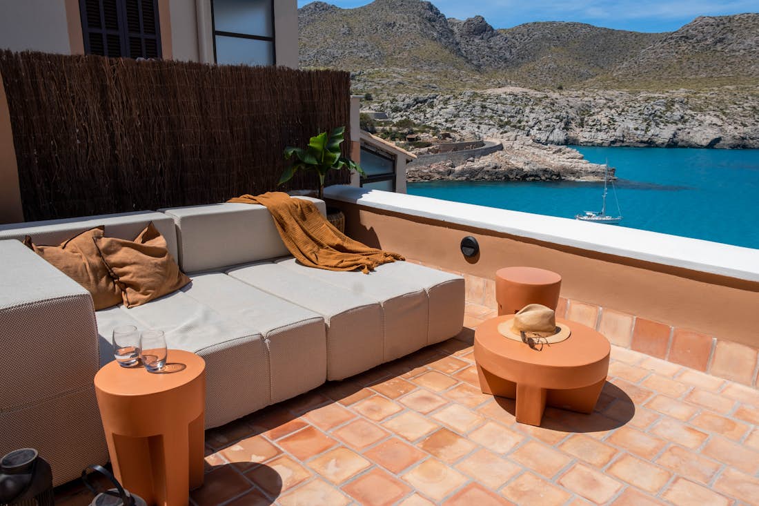 Mallorca accommodation - Cala Carbo - Private terrace seaviews villa Cala Carbo in Mallorca