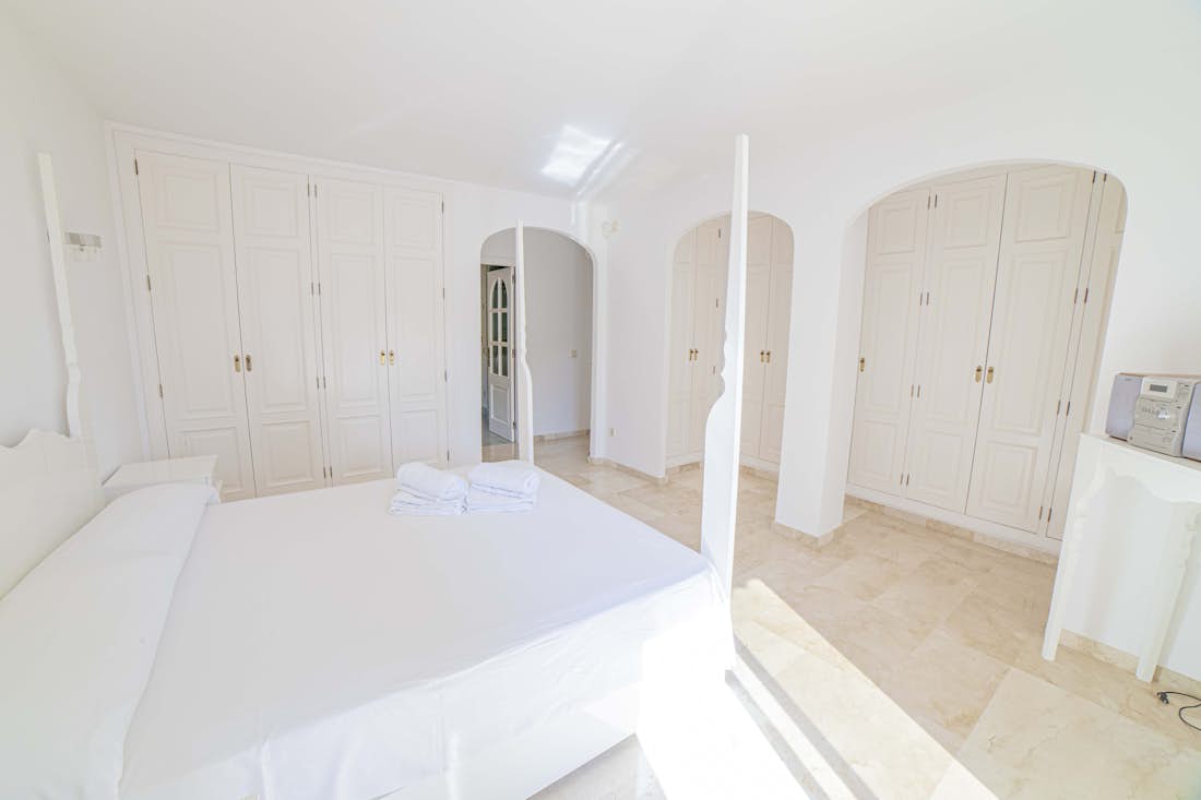 Mallorca accommodation - Villa Oliva Beach  - D bedroom at sea view villa Oliva Beach in Mallorca