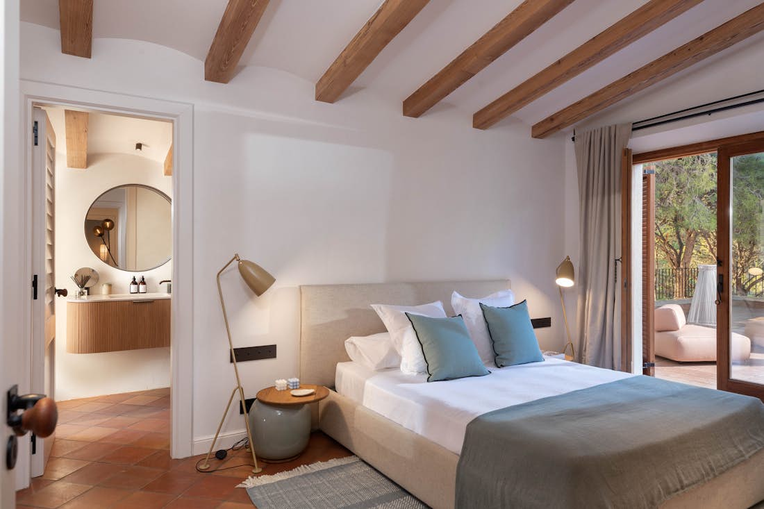 Luxury double ensuite bedroom sea view villa Finca J Costa Brava