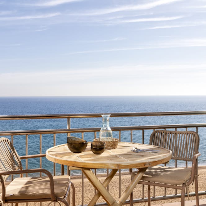 Costa Brava location - Appartement Sea Breeze - Grande terrasse vue sur la mer appartement Lilium de luxe avec piscine privée Costa Brava