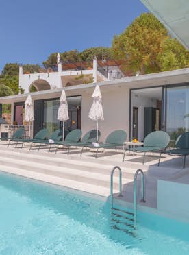 Costa Brava accommodation - Casa Botanic  - opulent private swimming pool mediterranean villa Casa Botanic Costa Brava
