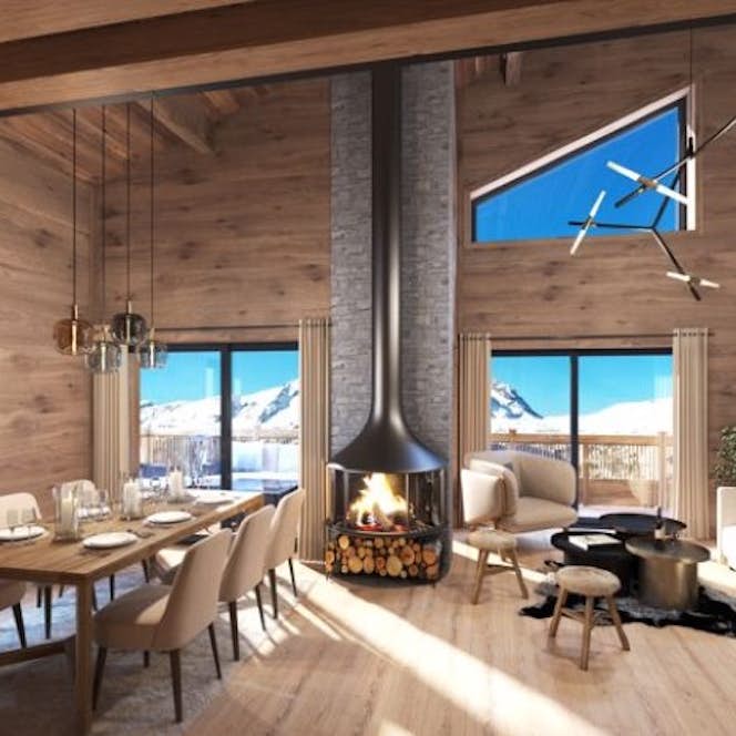 Luxury apartments and chalets located in the heart of Altiport in Alpe d'Huez - 1