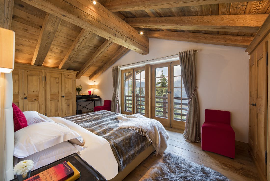 Verbier accommodation - Chalet Milou - Luxury ensuite bedroom  in Chalet Milou in Verbier