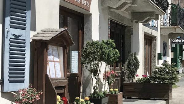 The La p’tite verte restaurant in Chamonix 