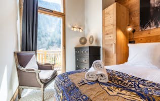 Chamonix accommodation - Apartment Sapelli - Luxury double ensuite bedroom family apartment Sapelli Chamonix