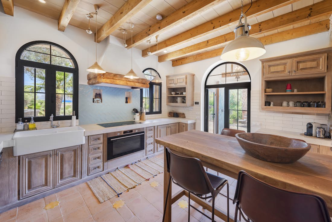 Mallorca alojamiento - Villa Sant Marti - Espaciosa cocina en casa sant marti en mallorca
