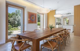 Majorque location - Villa Lion - Belle salle à manger ouverte villa Lion de luxe avec piscine privée Mallorca