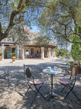 Mallorca alojamiento - Villa Sant Marti - Terraza jardin casa sant marti