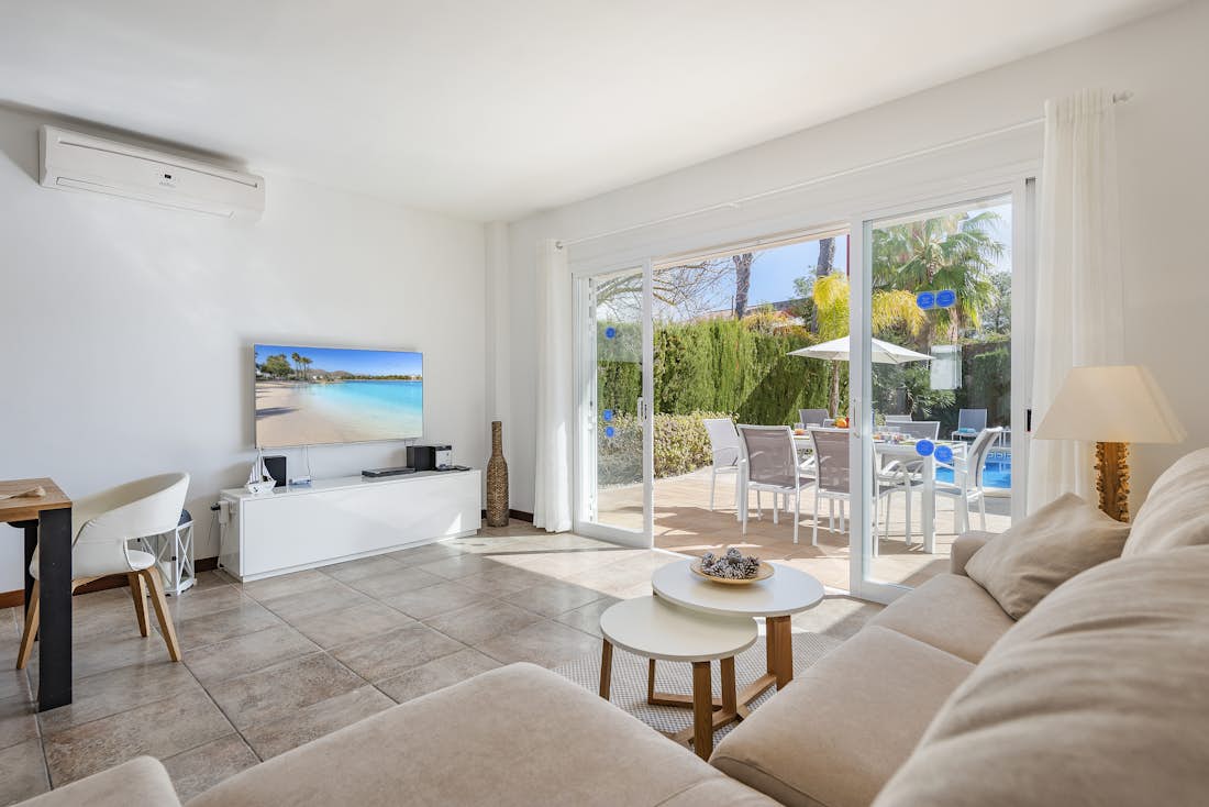 Mallorca accommodation - Villa Maricel - Cosy living room in Private pool villa Maricel in Mallorca