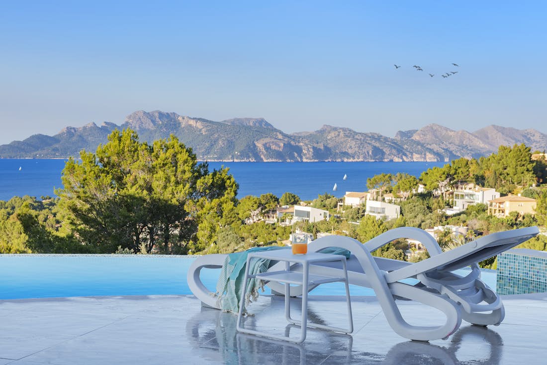Mallorca alojamiento - Villa Arc en ciel  - una opulenta piscina privada en  Villa Arc en Ciel de lujo con vistas al mar en Mallorca