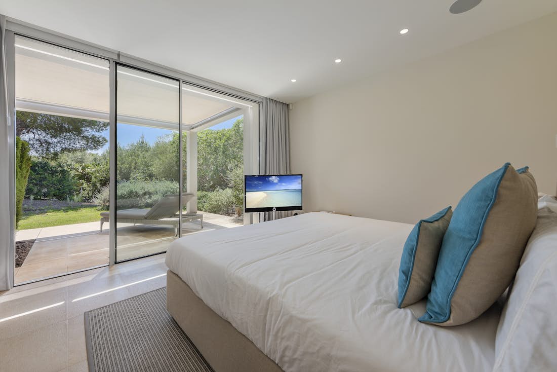 Majorque location - Villa Lion - Chambre double confortable avec vue villa Lion de luxe vue mer à Mallorca