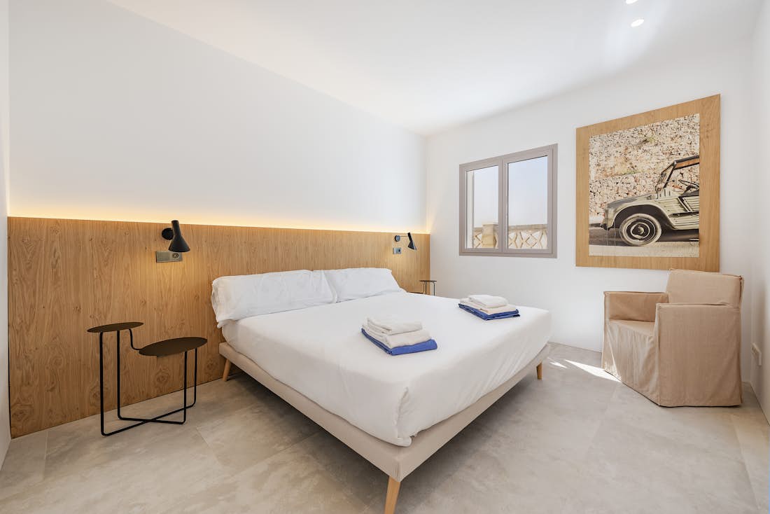 Mallorca accommodation - Villa Barcares - Cosy double bedroom at sea view villa Barcares in Mallorca