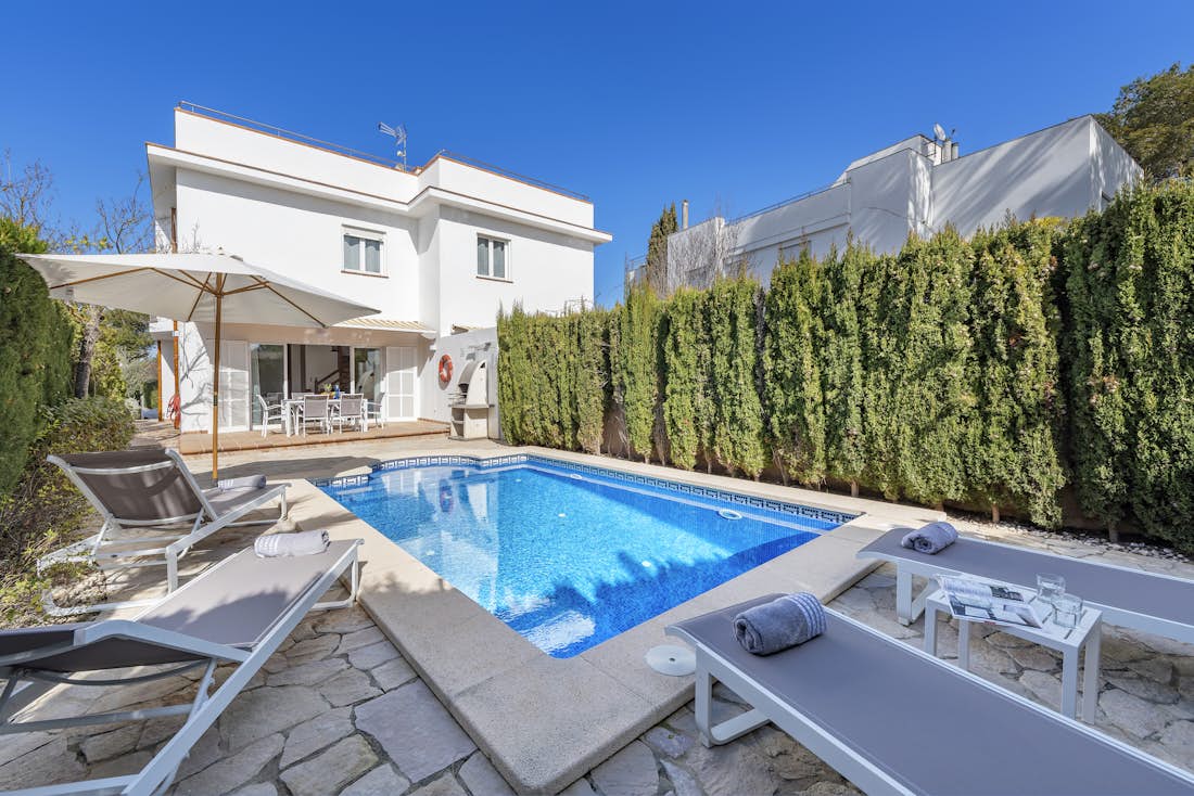 Majorque location - Villa Marisol - Une grande terrasse dans le villa Marisol de luxe familial à Mallorca
